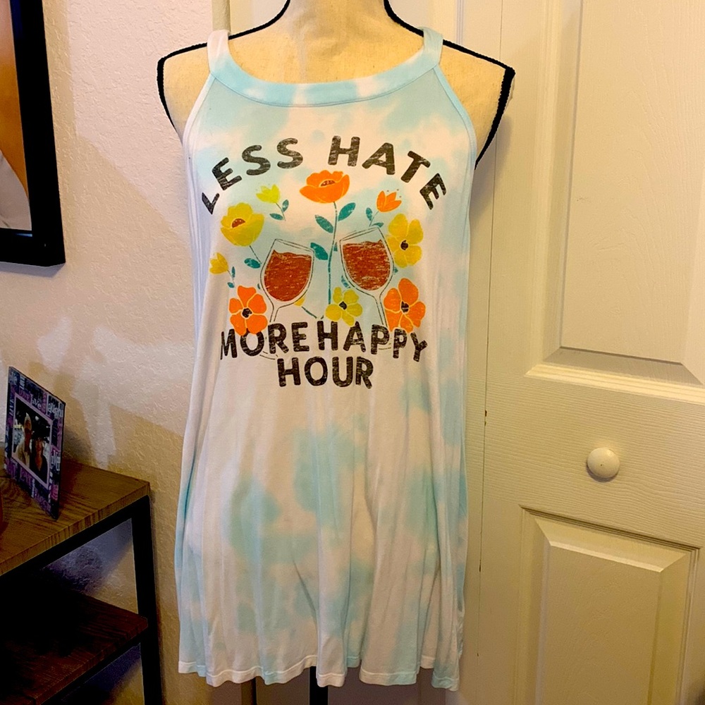 Torrid Super Soft Size 1 (14/16) High Neck Graphic Tank